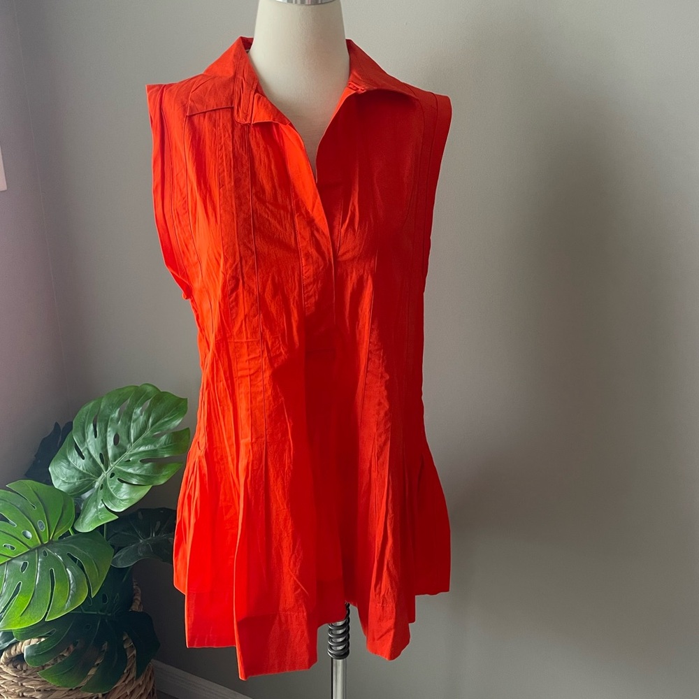 FREE PEOPLE burnt orange tunic Cotton dress